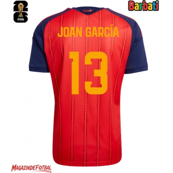 Spania Joan Garcia #13 Tricou Fotbal Replică Mondial 2026 Barbati Acasa